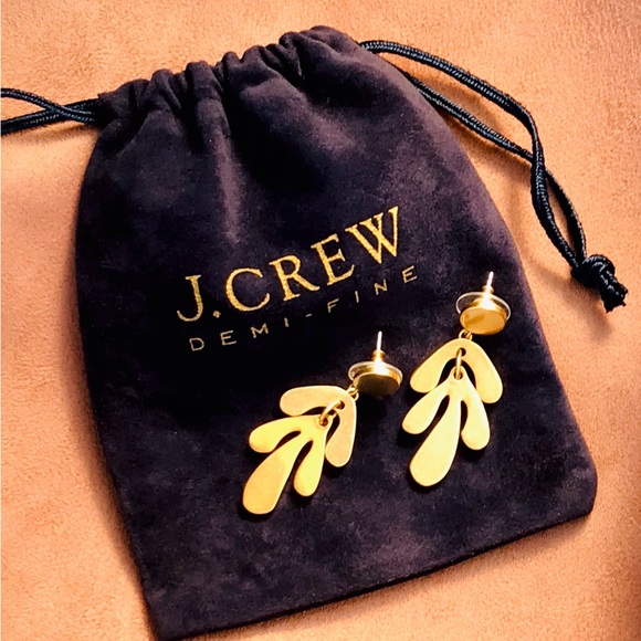 J. Crew Jewelry - J Crew Earrings Gold NEW